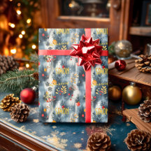 Custom Gray and Gold Weihnachtsschmuck