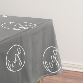 Custom Gray Restaurant Trade Show Logo Business Tischdecke