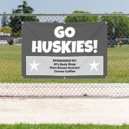 Custom Gray Team Banner