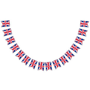 Custom Great Britain bunting Wimpelkette