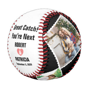 Custom Great Catch Sie sind Nächstes Paar Name & F Baseball