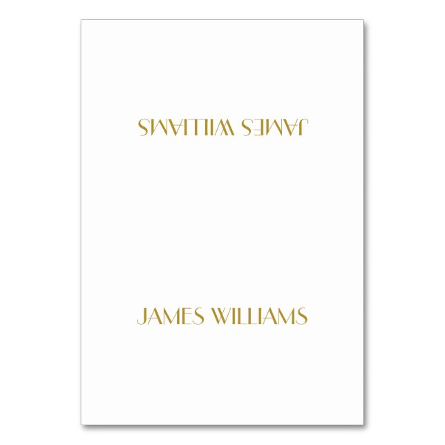 Custom Great Gatsby Gold Art Deco Platzkarte Tischnummer (Vorderseite)