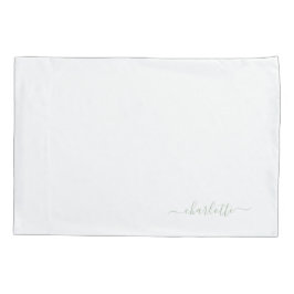 Custom green Bed Pillow Kissenbezug