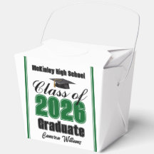 Custom Green Class of 2026 Graduation Party
