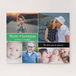 Custom Green frohe Weihnachten Oma und Opa