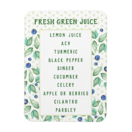 Custom Green Juice Magnet