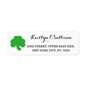Custom Green Kleeblatt Closing Irish St Patricks D