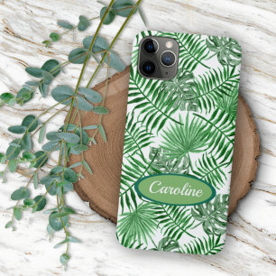 Custom Green Palm Blätter Tropical Summer Pattern Case-Mate iPhone Hülle