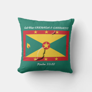 Custom GRENADA FLAG Kissen