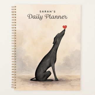 Custom Greyhound Planner, Greyhound gift Planer
