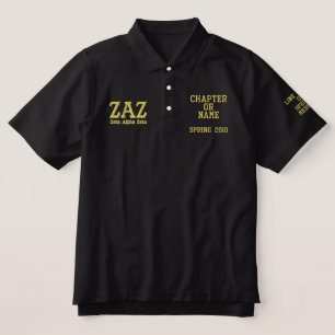 Custom Griechisch Letter Polo Golf Shirt