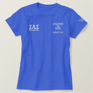 Custom Griechisches Letter-Polo-Shirt Besticktes T-Shirt