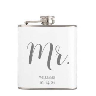 Custom Groom Script Hochzeit Flachmann