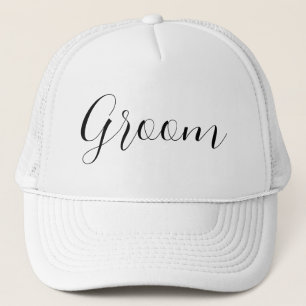 Custom Groom Trucker Hat - Perfekt für Hochzeit Truckerkappe