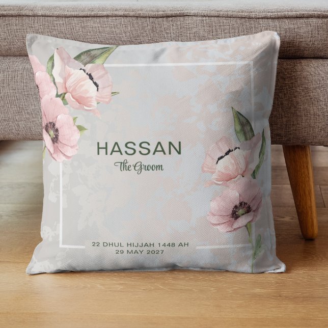 Custom Groom Wedding Throw Kissen - Kissen (Von Creator hochgeladen)