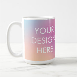 Custom Groovy Gradient Coffee Tasse