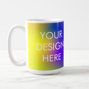 Custom Groovy Gradient Coffee Tasse
