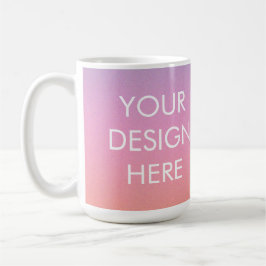 Custom Groovy Gradient Coffee Tasse
