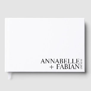 Custom Guest Book, Personalisiert Luxury Wedding G Gästebuch