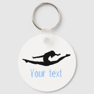 Custom Gymnastics Dance Cheer Keychains Schlüsselanhänger
