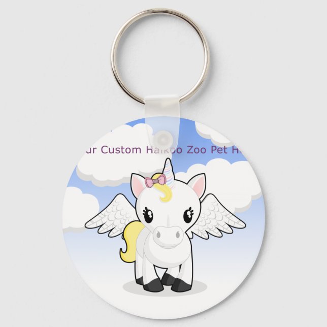 Custom Haikoo Zoo Schlüsselanhänger (Vorderseite)