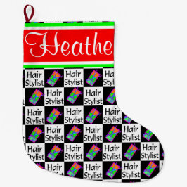 CUSTOM HAIR STYLIST CHRISTMAS STRUMPF GROßER WEIHNACHTSSTRUMPF