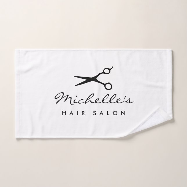 Custom hairdresser hand towel for hair salon handtuch (Handtuch)