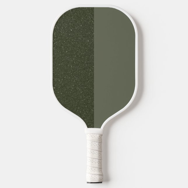 Custom Half Texture Green Pickleball Paddel Schläger (Vorderseite)