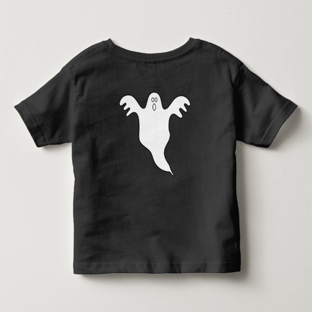 Custom HALLOWEEN COSTUME Funny Niedlich Baby Klein Kleinkind T-shirt (Rückseite)