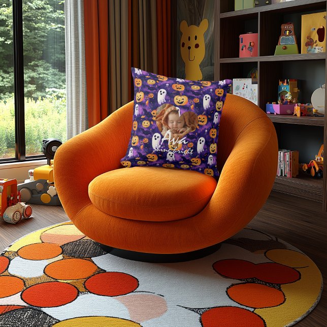 Custom Halloween Kissen mit Geistern und Pumpkins (Von Creator hochgeladen)