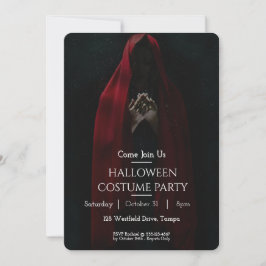 Custom Halloween-Party Einladung Woman Nun