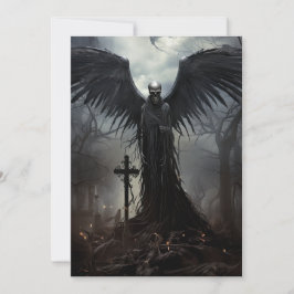 Custom Halloween-Party Gothic Skelett Friedhof Einladung