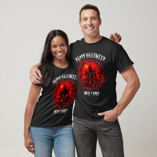 CUSTOM HALLOWEEN SPUK HAUS FAMILIE PARTY T-Shirt