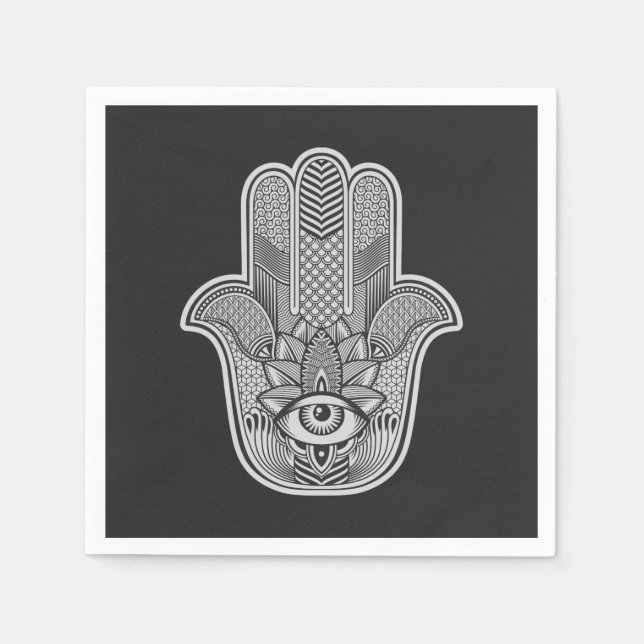 Custom Hamsa Serviette (Vorderseite)