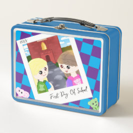 Custom Hand Drawn Back To School Designed Lunchbox