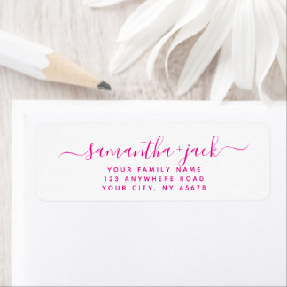 Custom Handwritten Stylish Elegant Return Address
