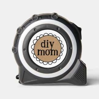 Custom Handy DIY MOM Scalloped Edge Maßband