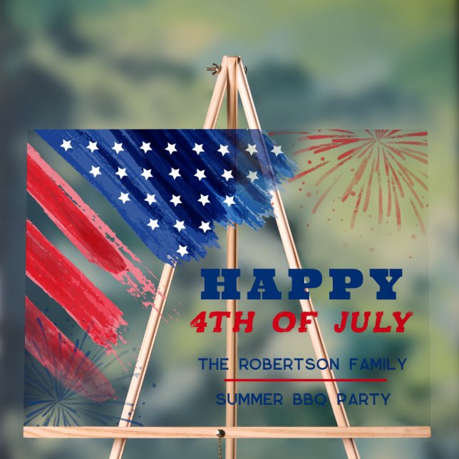 Custom Happy 4 juillet Parade Rouge Blanc Bleu (Neutre)