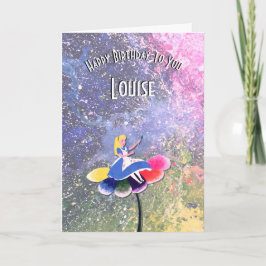 Custom Happy Birthday ALICE card Karte