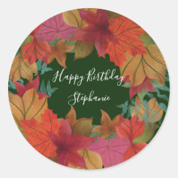 Custom Happy Birthday Aufkleber