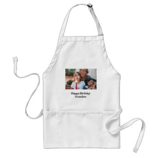 Custom Happy Birthday Oma Foto Schürze