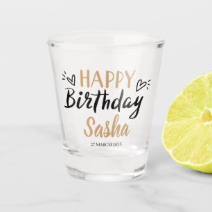 Custom Happy Birthday Party Schnapsglas
