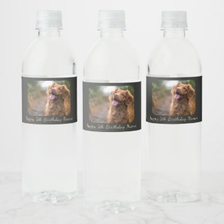 Custom Happy Birthday Pet Dog Photo Picture Name
