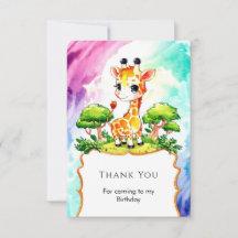 Custom Happy Giraffe Geburtstag
