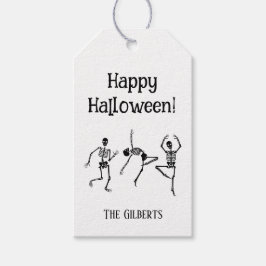 Custom Happy Halloween Moderne Minimal Geschenkanhänger