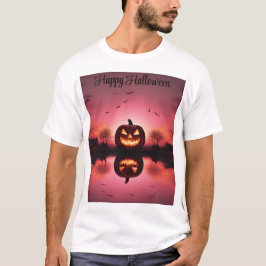 Custom Happy Halloween T - Shirt