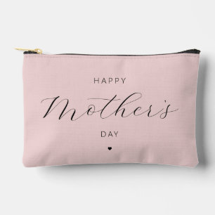 Custom Happy Mother's Day Elegante Typografie Zubehörtasche