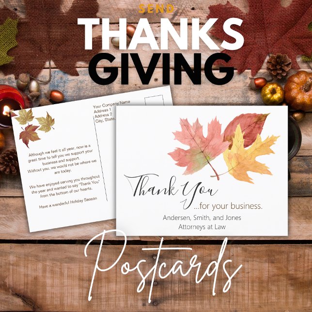 Custom Happy Thanksgiving Message Staff Postkarte (Von Creator hochgeladen)