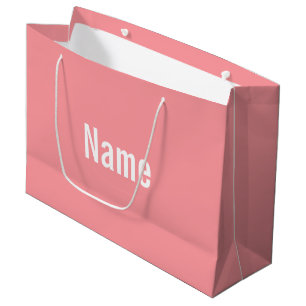 Custom Happy valentine's day individuelle Name Gro Große Geschenktüte