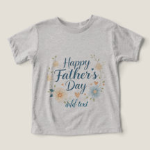Custom Happy Vatertag Baby Bodysuit mit Namen
